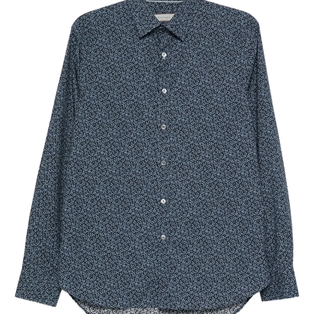 Рубашка с цветочным принтом