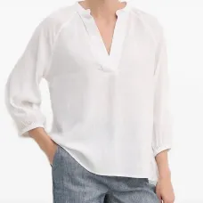 Блузка с V-образным вырезом