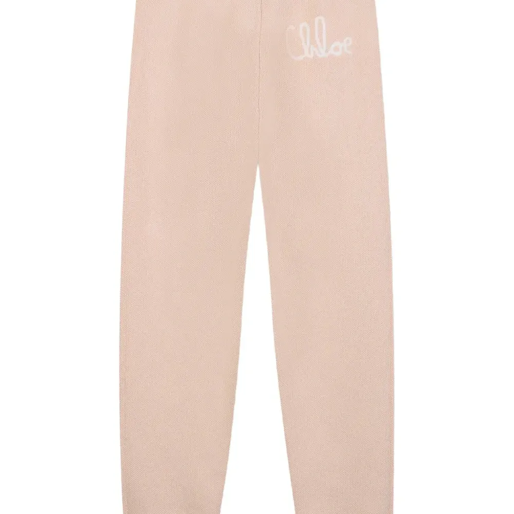 Вязаные брюки с логотипом