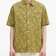 Рубашка поло с узором в ромб