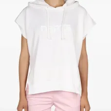 Худи с короткими рукавами и капюшоном