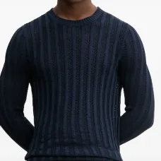 Свитер в рубчик