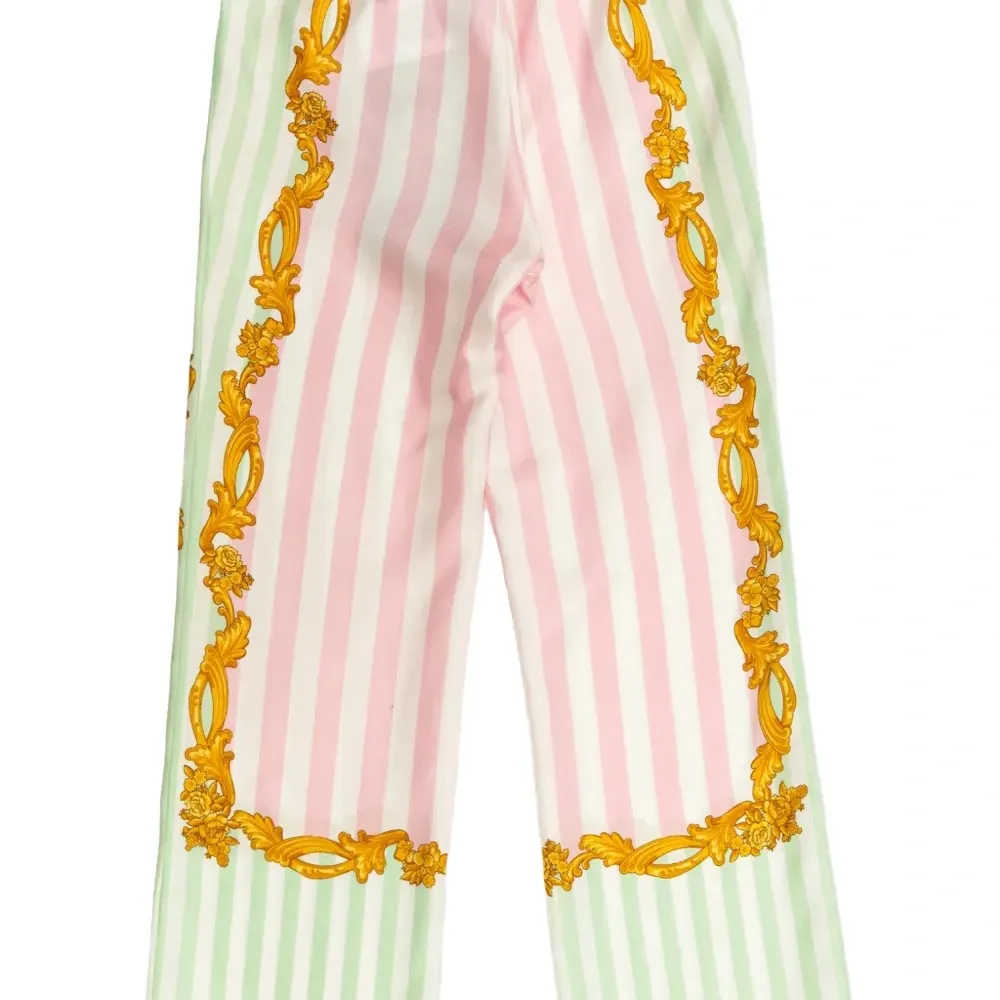 брюки Barocco в тонкую полоску