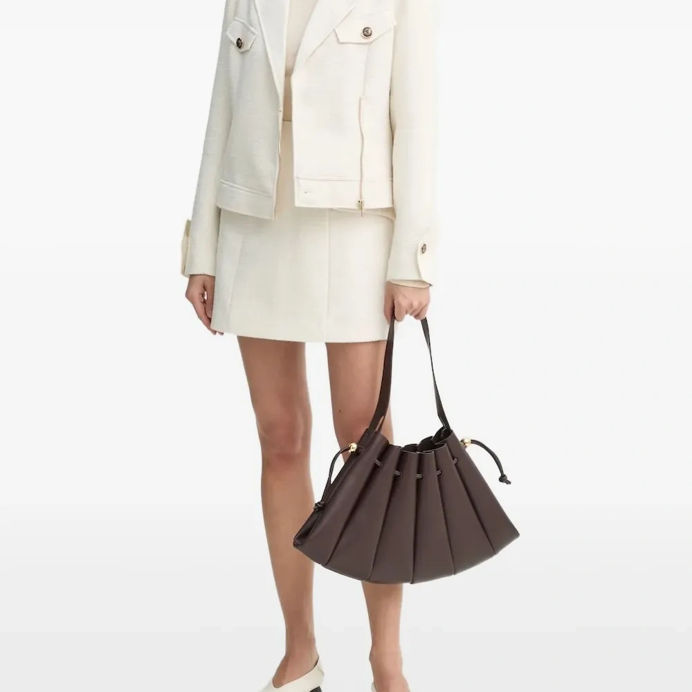 Твидовая юбка А-силуэта