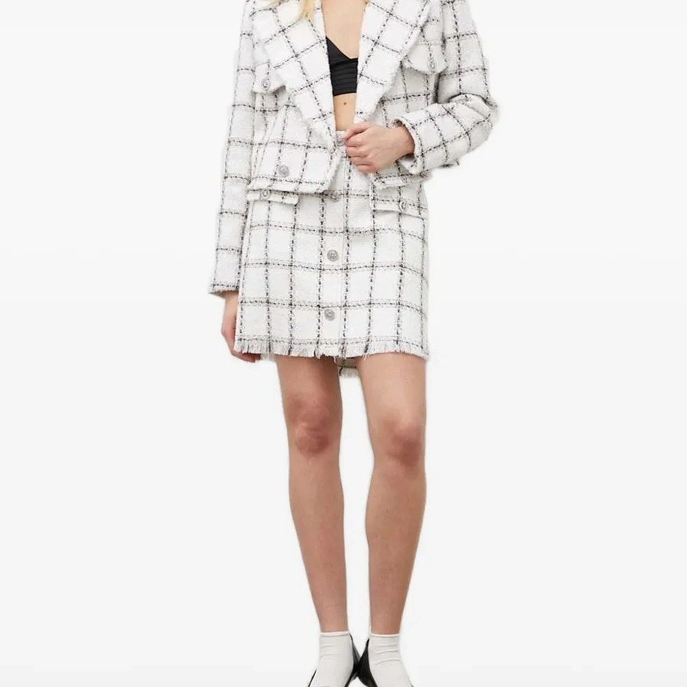 Твидовый жакет Azolla BB Nanya в клетку