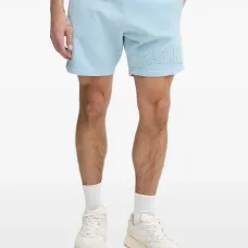 Шорты с эластичным поясом и вышитым логотипом