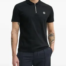 Рубашка поло с воротником на молнии