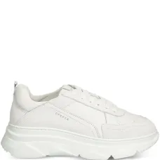 Кроссовки на платформе с кожаными вставками