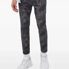 Прямые брюки с принтом тай-дай