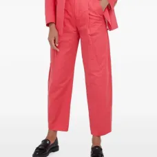 Брюки со складками и карманами