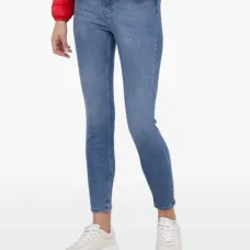 Джинсы скинни с нашивкой-логотипом