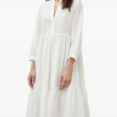 Ярусное платье в полоску