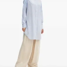 Платье-рубашка с пайетками