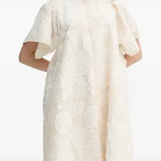 Флоральное платье с высоким воротом Calamus Philly