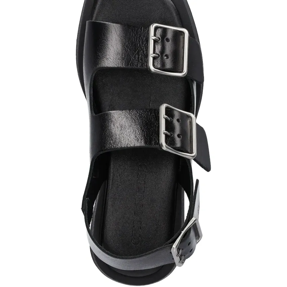 Сандалии на платформе с пряжкой