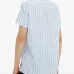Полосатая рубашка с короткими рукавами