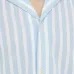 Полосатая рубашка с короткими рукавами