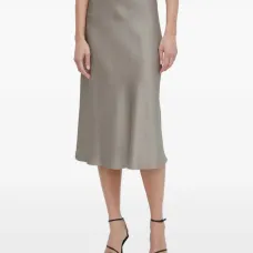 Юбка миди с завышенной талией