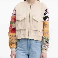 Бомбер в технике пэчворк