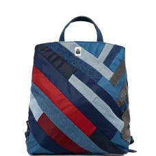 Джинсовый рюкзак Austen Sumy в технике пэчворк