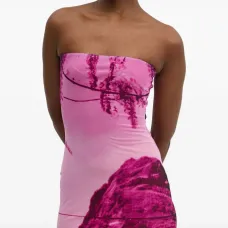 Платье миди без бретелек X Mr. Christian Lacroix