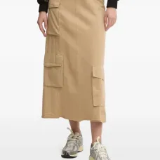 Юбка миди с карманами карго Юбка миди с карманами карго