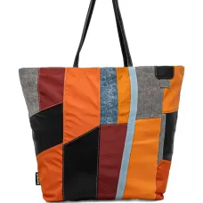 Сумка-тоут в технике пэчворк