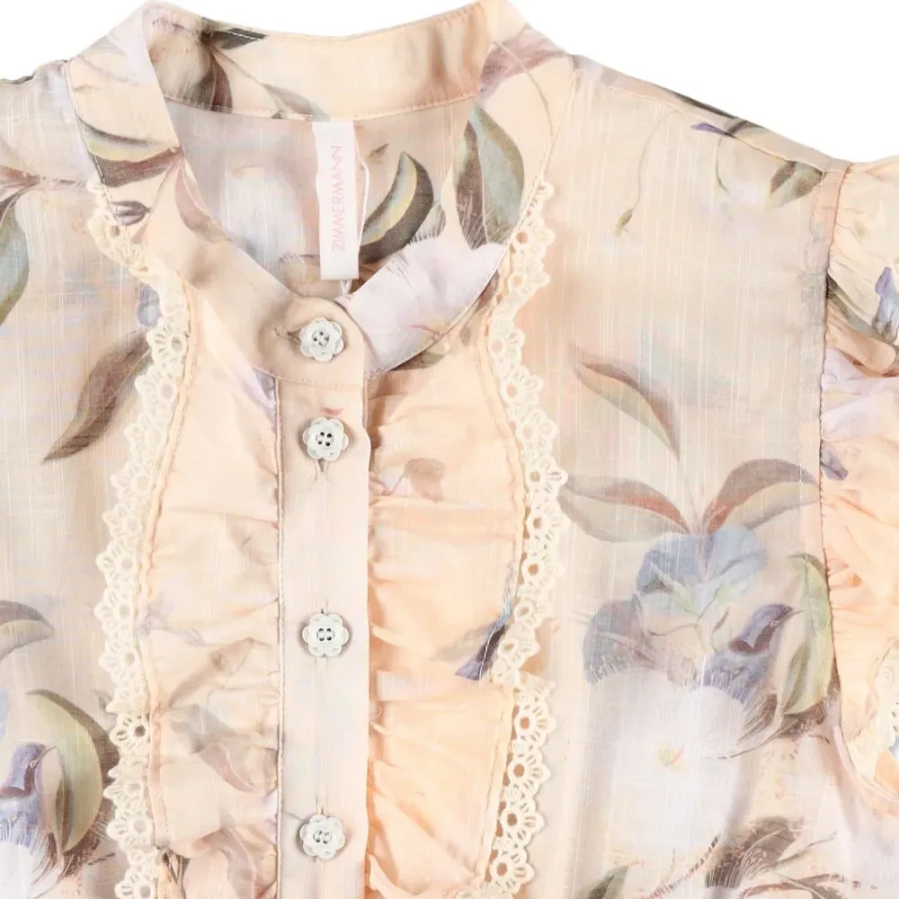 ромпер Cascadian с оборками и цветочным принтом ромпер Cascadian с оборками и цветочным принтом