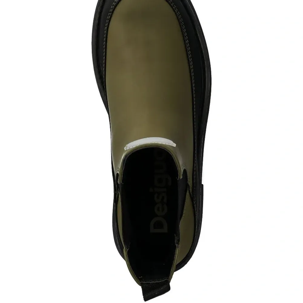 Ботинки на платформе с эластичными вставками