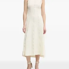 Платье миди без рукавов