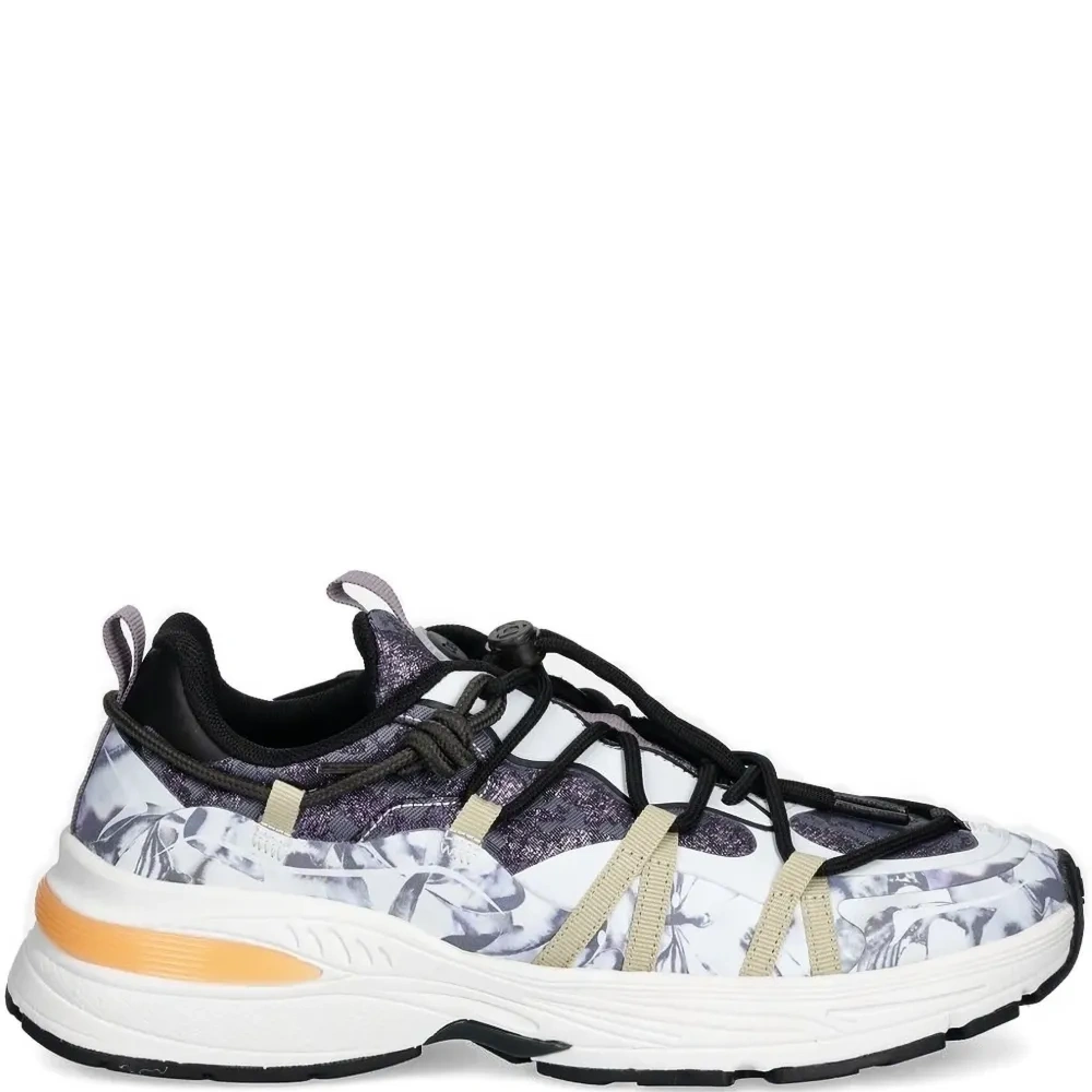 Кроссовки с цветочным принтом