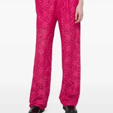 Брюки с цветочным кружевом Брюки с цветочным кружевом