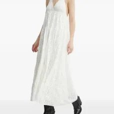 Платье макси с вырезом халтер