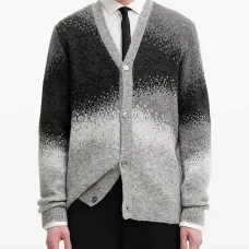 Кардиган с эффектом омбре