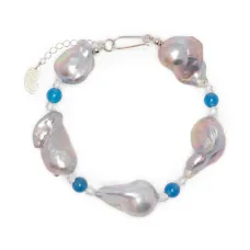 Серебряный браслет Host с жемчугом