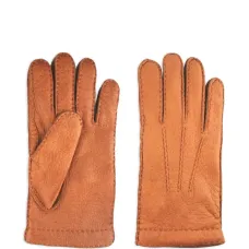 перчатки с декоративной строчкой