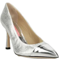 Туфли с эффектом металлик