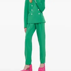 Двубортный блейзер с кристаллами