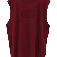 Хлопковый топ без рукавов