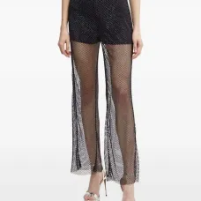 Сетчатые брюки Petra с бисером