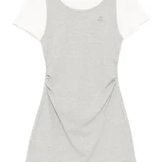 многослойное платье мини