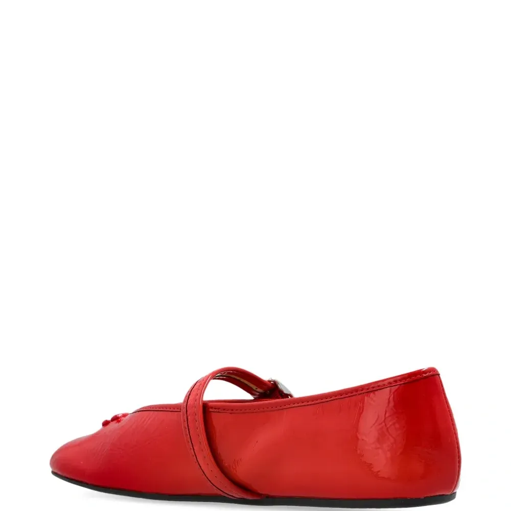 лакированные балетки с пряжками лакированные балетки с пряжками