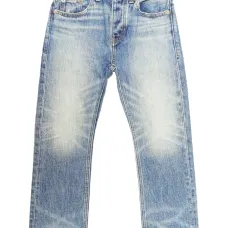 джинсы с эффектом потертости