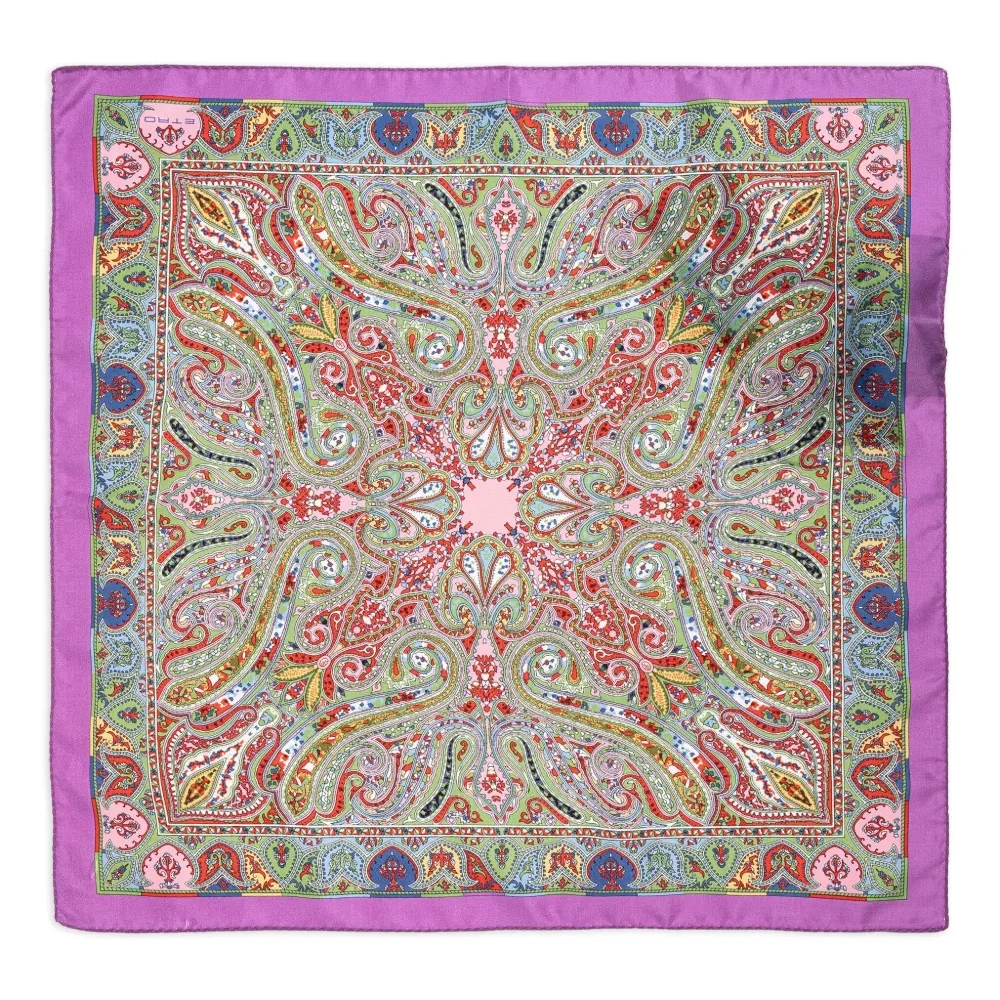 шелковый платок с узором пейсли шелковый платок с узором пейсли