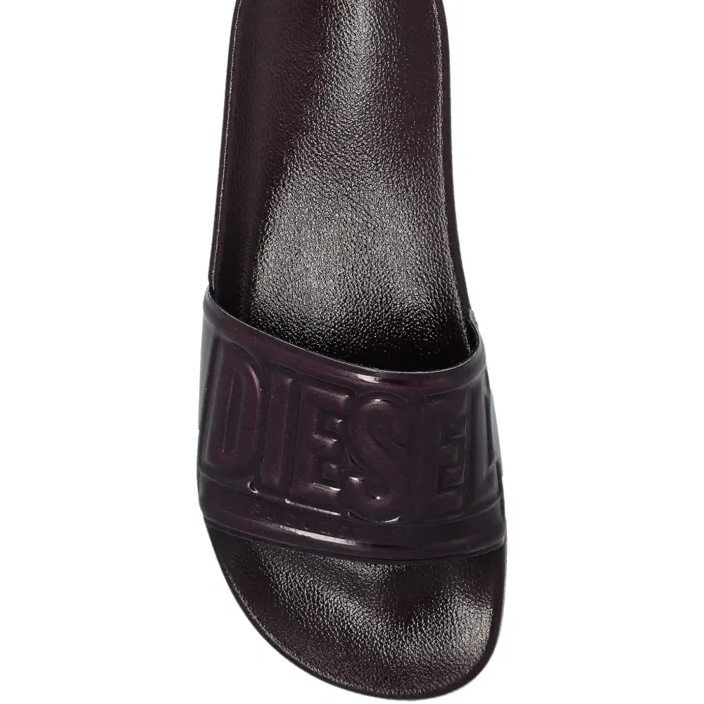 шлепанцы Sa-Mayemi с тисненым логотипом шлепанцы Sa-Mayemi с тисненым логотипом