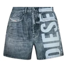 джинсовые шорты с логотипом джинсовые шорты с логотипом
