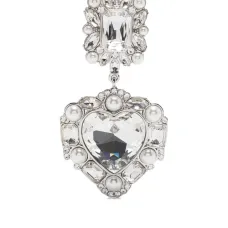 серьги с кристаллами