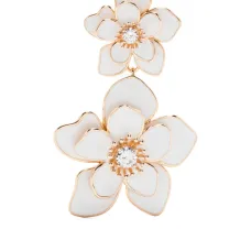 серьги в форме цветов