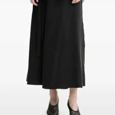 Юбка миди с поясом