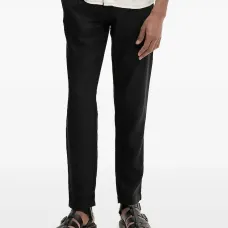 Брюки с нашивкой-логотипом